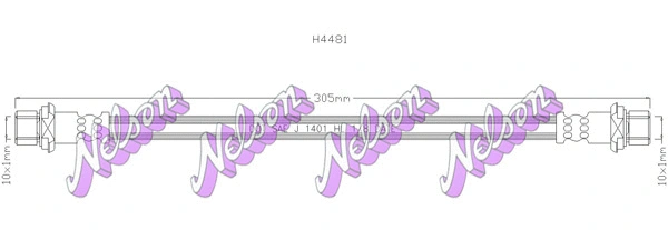 Brake Hose (H4481)