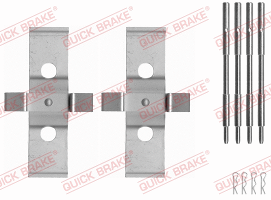 Accessory Kit, disc brake pad (109-1637)
