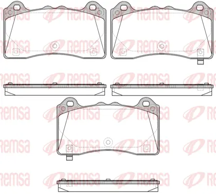 Brake Pad Set, disc brake (1736 02)