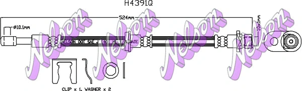 Brake Hose (H4391Q)