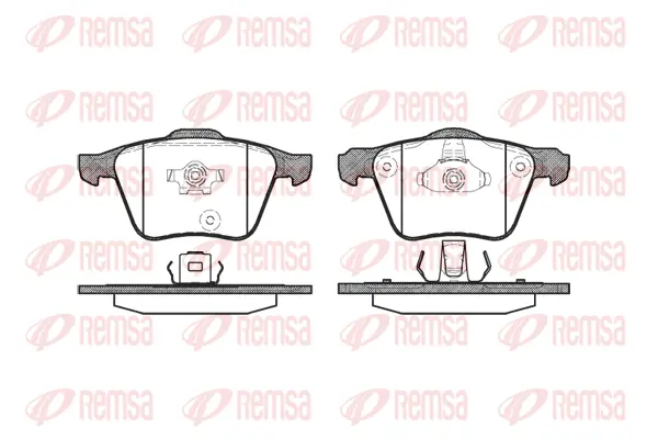 Brake Pad Set, disc brake (1043 02)
