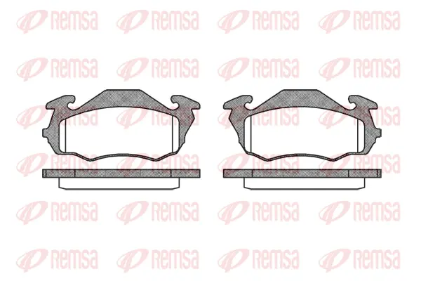 Brake Pad Set, disc brake (0623 00)