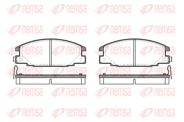 Brake Pad Set, disc brake (0238 14)