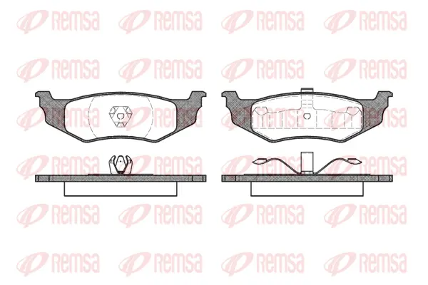 Brake Pad Set, disc brake (0482 00)