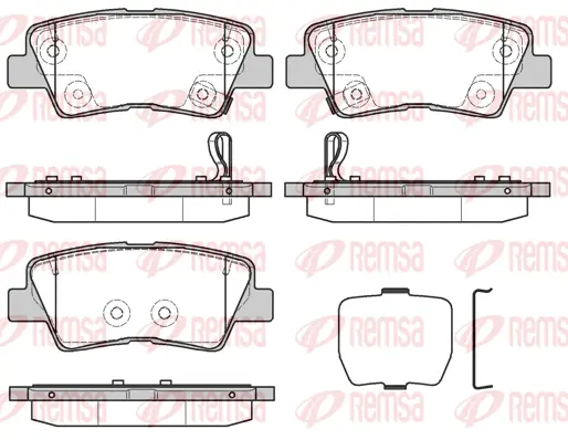 Brake Pad Set, disc brake (1362 30)