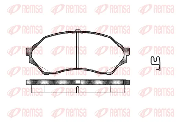 Brake Pad Set, disc brake (0699 00)