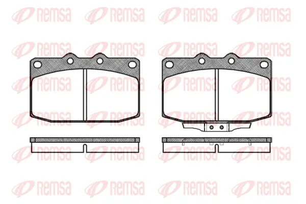 Brake Pad Set, disc brake (0235 02)