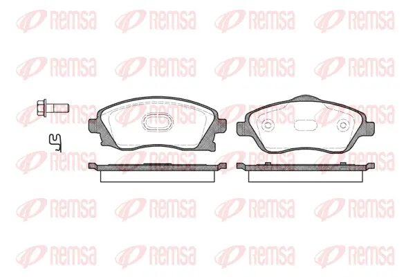 Brake Pad Set, disc brake (0774 12)