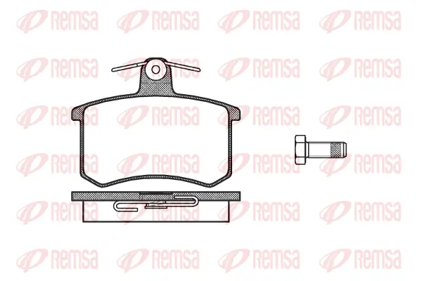 Brake Pad Set, disc brake (0135 10)
