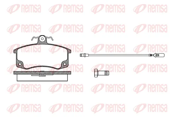 Brake Pad Set, disc brake (0221 02)
