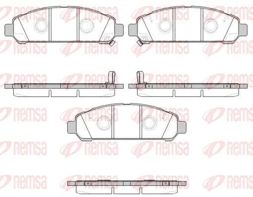Brake Pad Set, disc brake (1357 02)