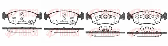 Brake Pad Set, disc brake (0172 50)