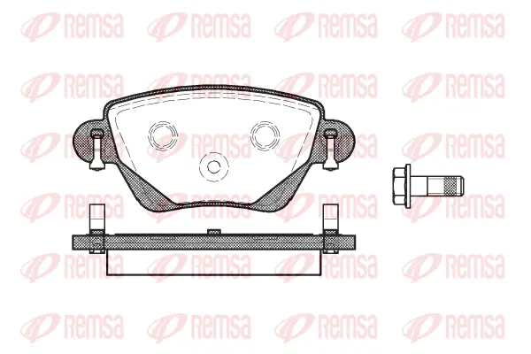 Brake Pad Set, disc brake (0777 00)