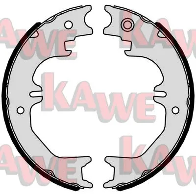 Brake Shoe Set, parking brake (01084)