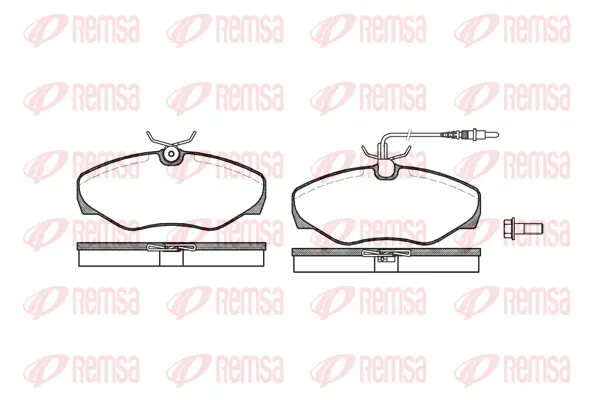 Brake Pad Set, disc brake (0834 01)
