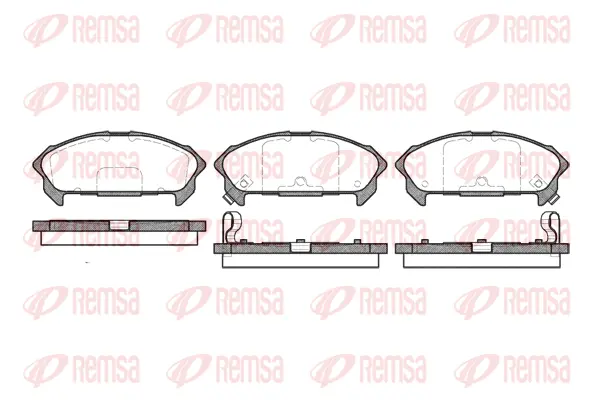 Brake Pad Set, disc brake (0360 02)
