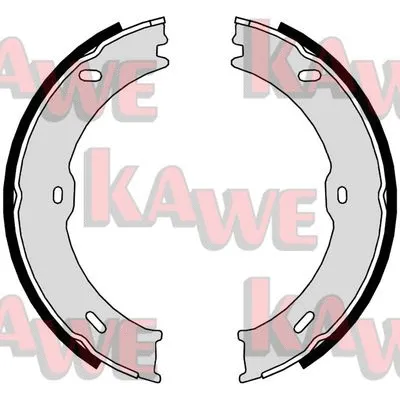Brake Shoe Set, parking brake (09710)