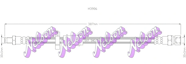 Brake Hose (H3906)