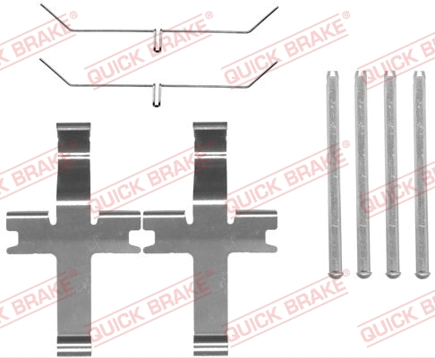 Accessory Kit, disc brake pad (109-1819)