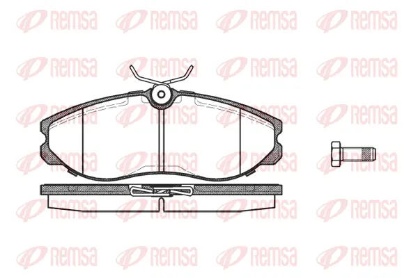 Brake Pad Set, disc brake (0462 00)
