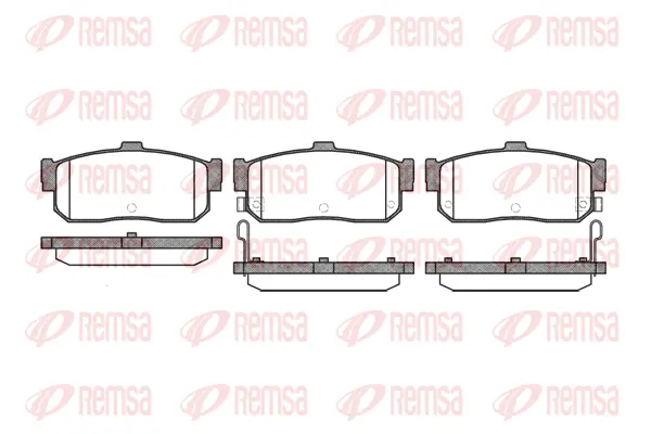 Brake Pad Set, disc brake (0366 22)