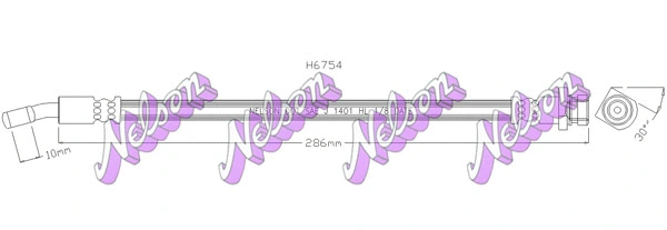 Brake Hose (H6754)