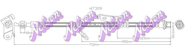 Brake Hose (H7309)