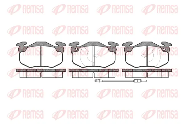 Brake Pad Set, disc brake (0144 02)