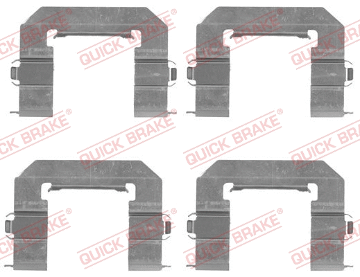 Accessory Kit, disc brake pad (109-1761)