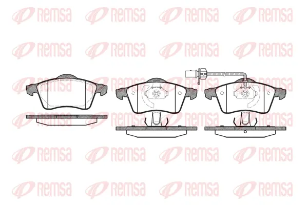 Brake Pad Set, disc brake (0618 01)