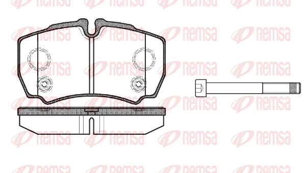 Brake Pad Set, disc brake (0849 10)
