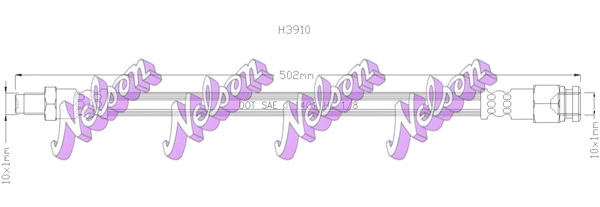 Brake Hose (H3910)