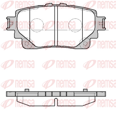 Brake Pad Set, disc brake (1872 00)
