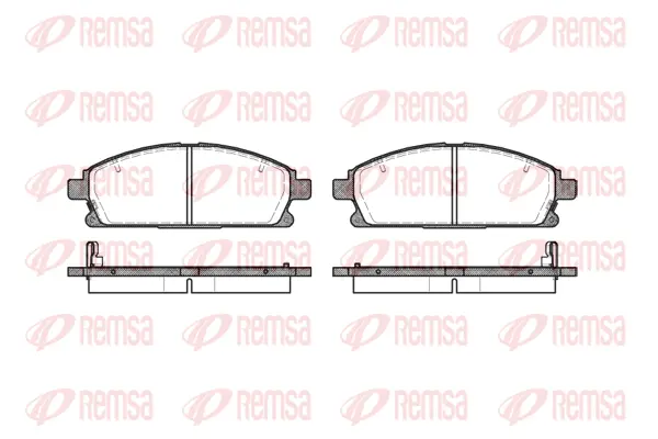 Brake Pad Set, disc brake (0674 12)