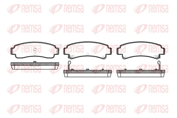 Brake Pad Set, disc brake (0302 02)