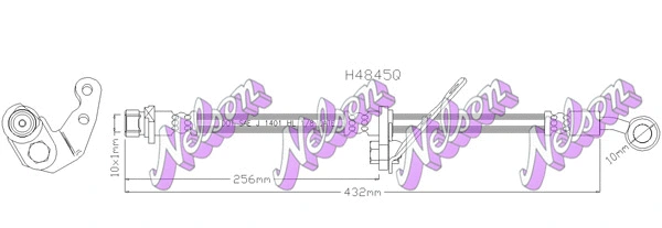Brake Hose (H4845Q)