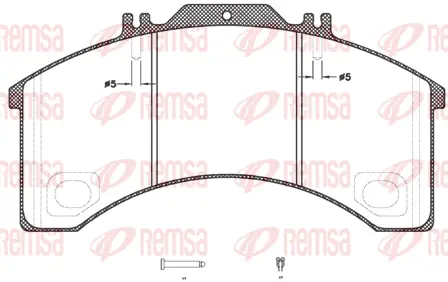Brake Pad Set, disc brake (JCA498.30)