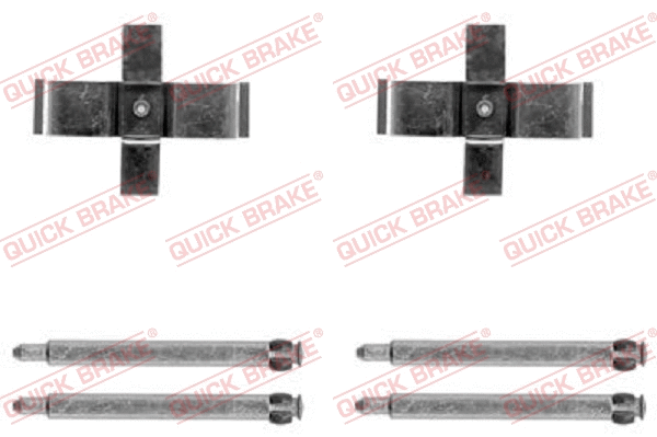 Accessory Kit, disc brake pad (109-1713)