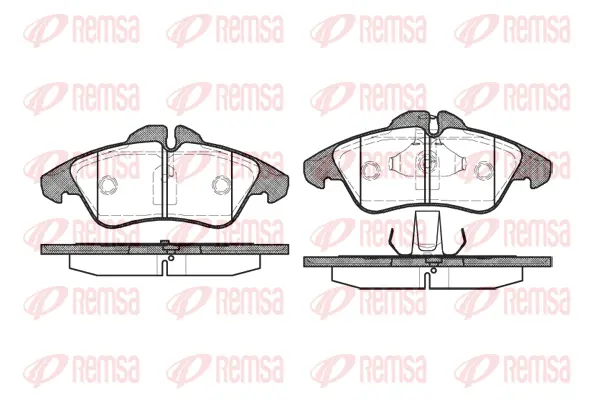 Brake Pad Set, disc brake (0578 00)