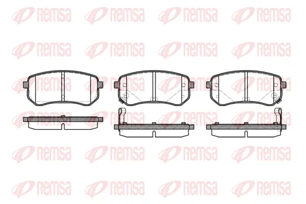 Brake Pad Set, disc brake (1135 02)