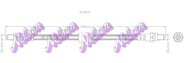 Brake Hose (H3914)