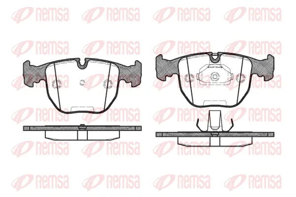 Brake Pad Set, disc brake (0596 10)