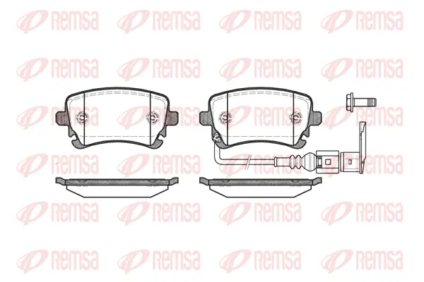 Brake Pad Set, disc brake (0897 11)