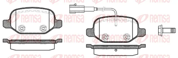 Brake Pad Set, disc brake (0727 02)