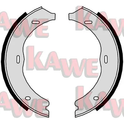 Brake Shoe Set, parking brake (09720)