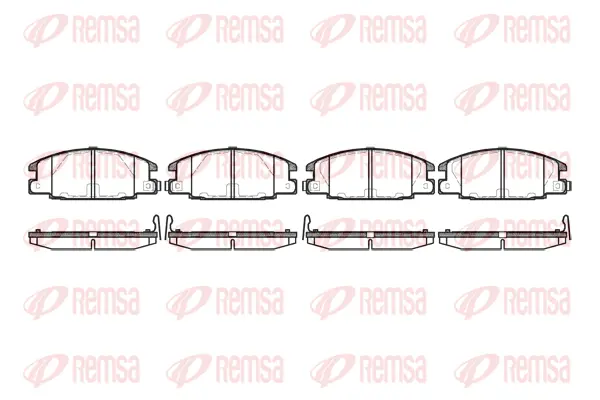 Brake Pad Set, disc brake (0238 24)