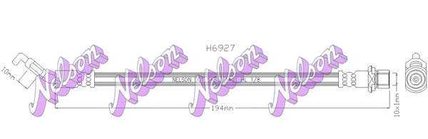 Brake Hose (H6927)