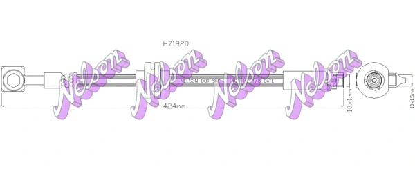 Brake Hose (H7192Q)