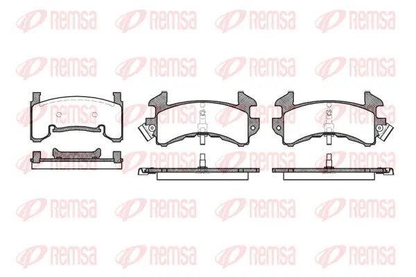 Brake Pad Set, disc brake (0515 00)