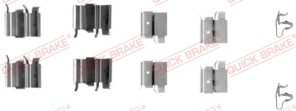 Accessory Kit, disc brake pad (109-1240)